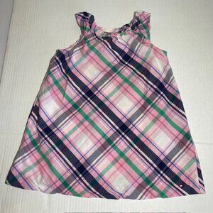 Tommy Hilfiger girls size 2T sundress multicolor sleeveless flutter strap dress